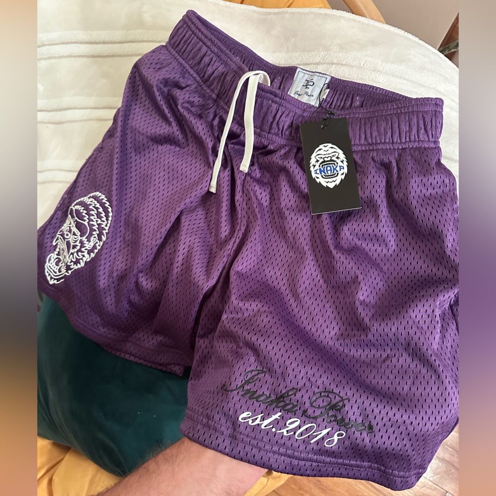 INAKA Gorilla Purple Mesh Shorts INAKA POWER MEDIUM